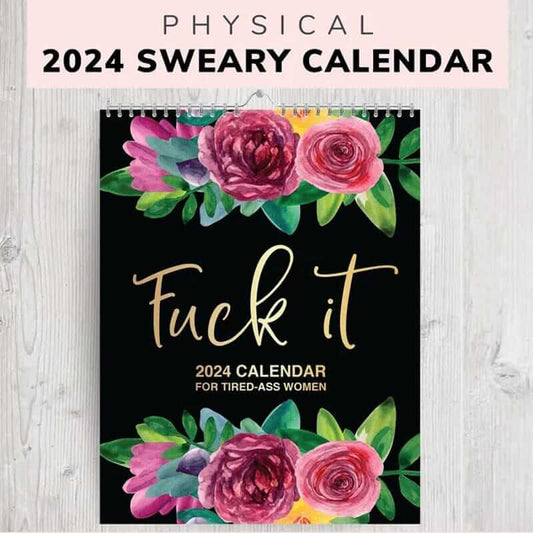 (🎄EARLY CHRISTMAS SALE - 50% OFF) 🎁2024 new Calendar for Tired-Ass Women